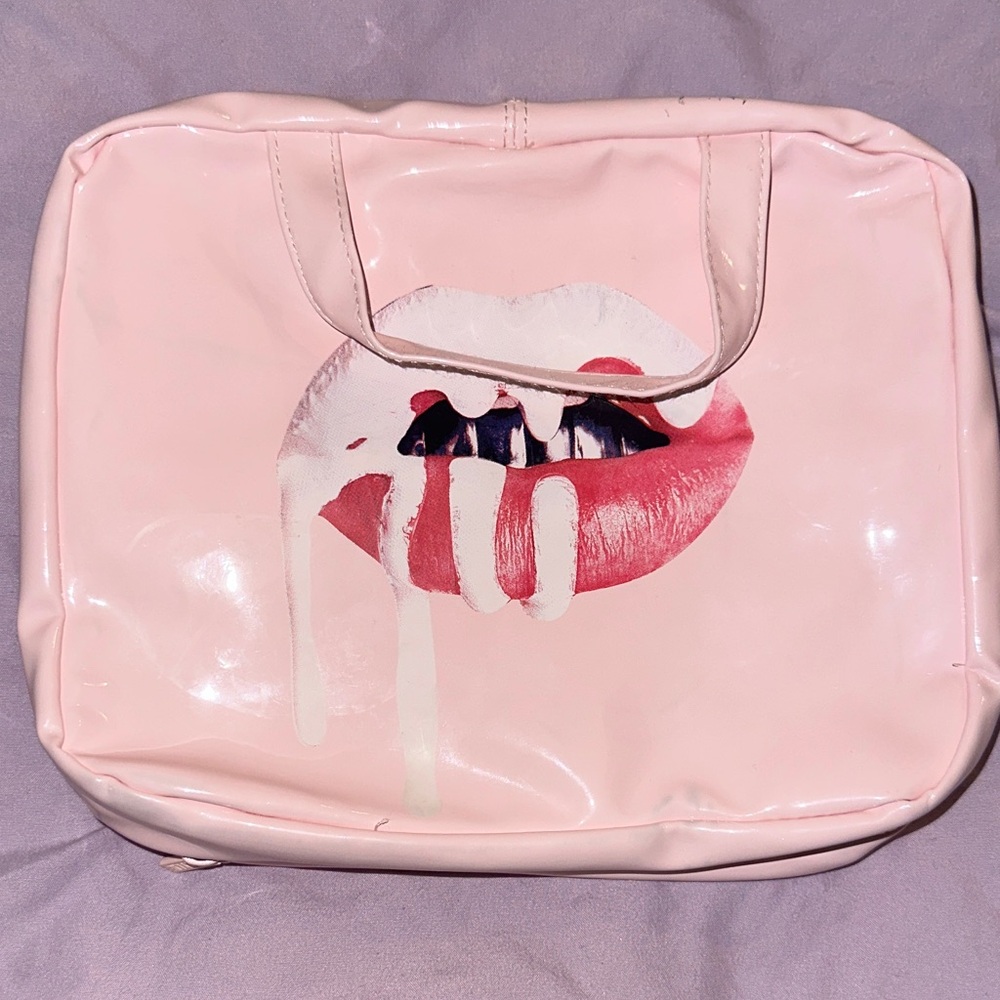 Kylie Cosmetics Pink Travel Makeup Bag